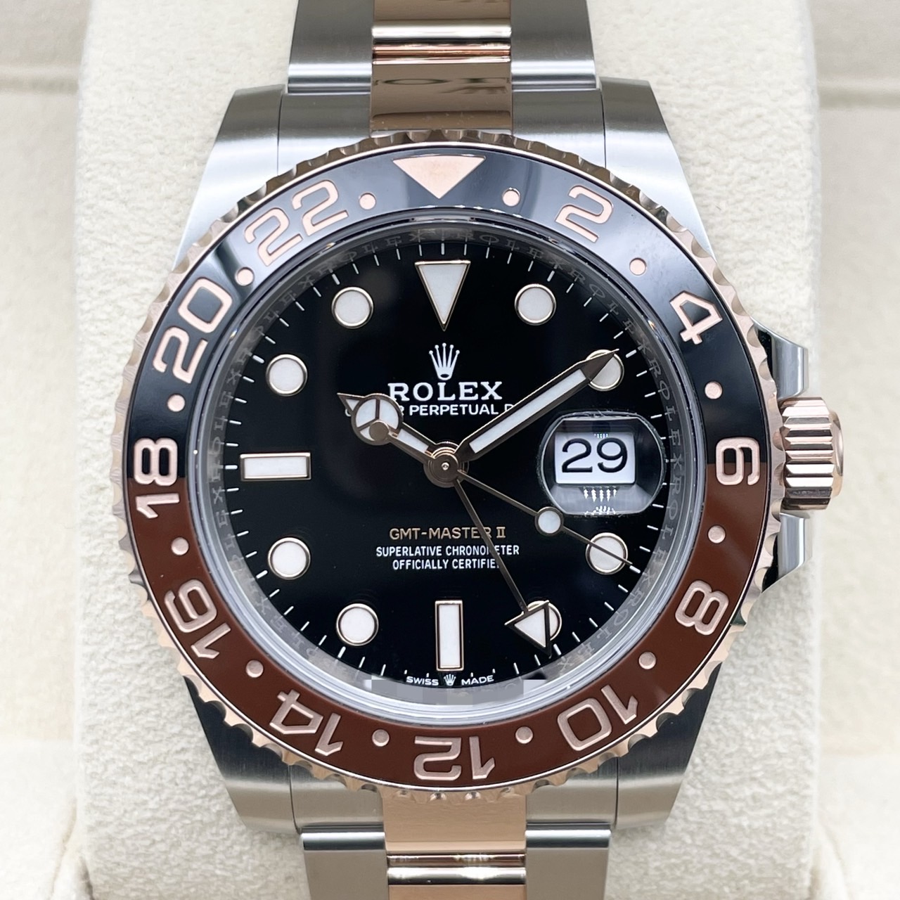 �ڿ�����顪�ۥ���å��� GMT�ޥ�����II 126711CHNR �֥�å� 40mm