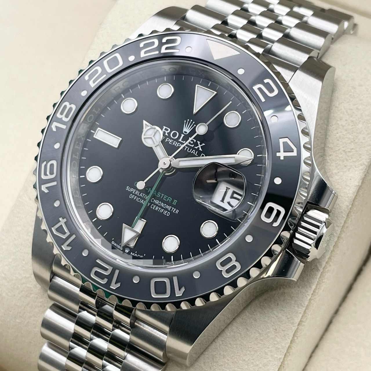 ��25ǯ10���顪�ۥ���å��� GMT�ޥ�����II 126710GRNR �֥�å� ����ӥ꡼�֥쥹��å� 40mm