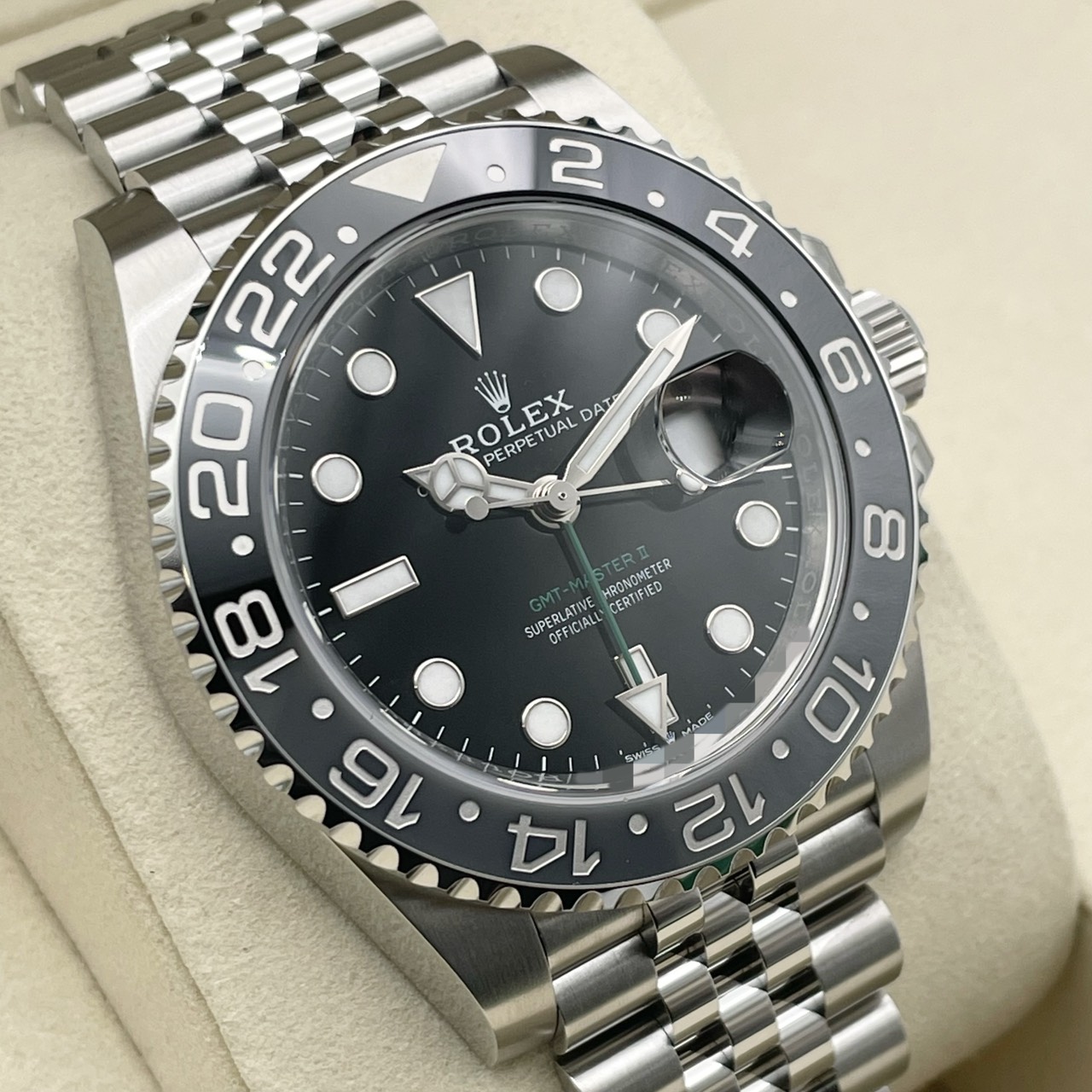 ��25ǯ10���顪�ۥ���å��� GMT�ޥ�����II 126710GRNR �֥�å� ����ӥ꡼�֥쥹��å� 40mm