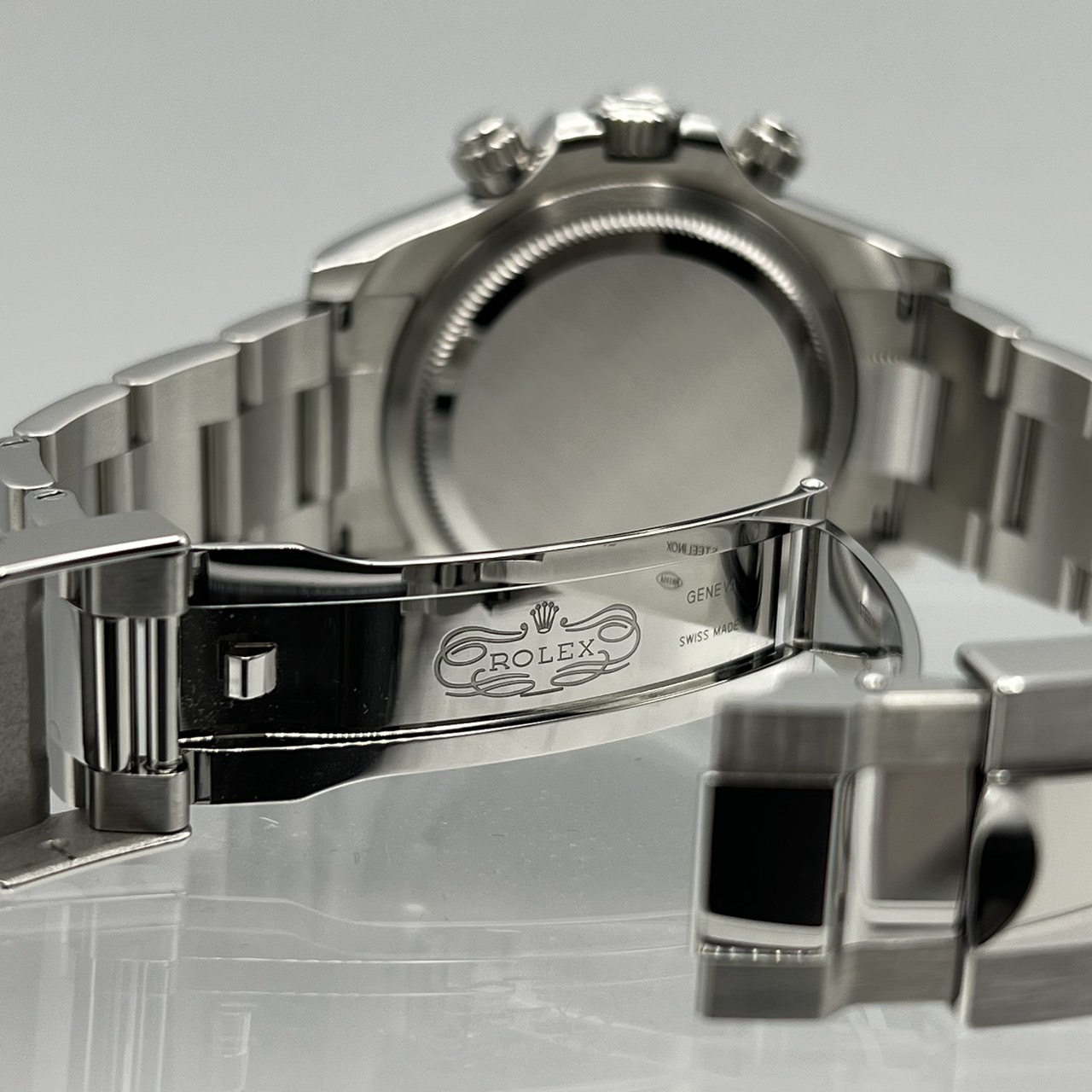 ��3���������ò�������å��� �ǥ��ȥ� 126500LN  �ۥ磻�� 40mm ���ƥ�쥹�������� �����������֥쥹