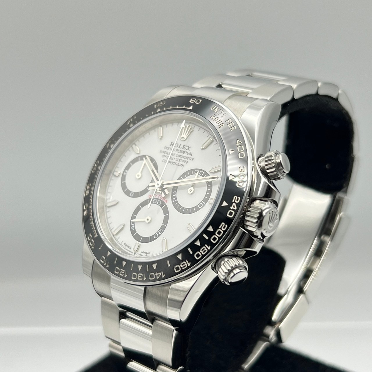 ��3���������ò�������å��� �ǥ��ȥ� 126500LN  �ۥ磻�� 40mm ���ƥ�쥹�������� �����������֥쥹