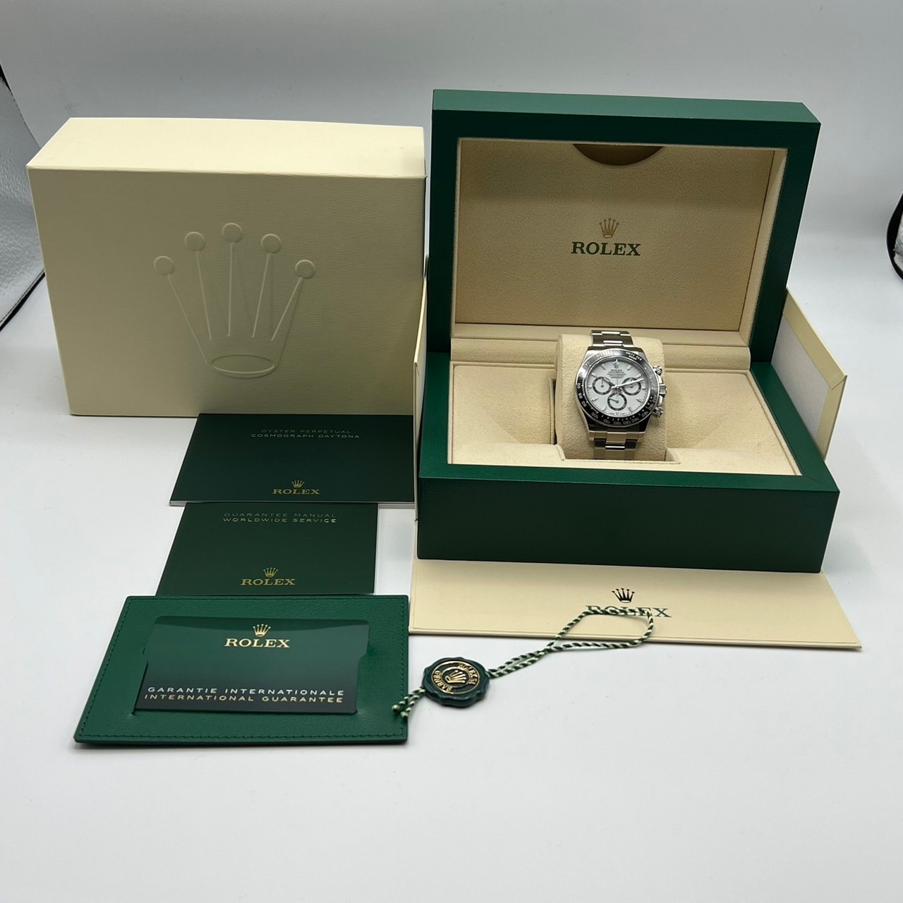 ��3���������ò�������å��� �ǥ��ȥ� 126500LN  �ۥ磻�� 40mm ���ƥ�쥹�������� �����������֥쥹