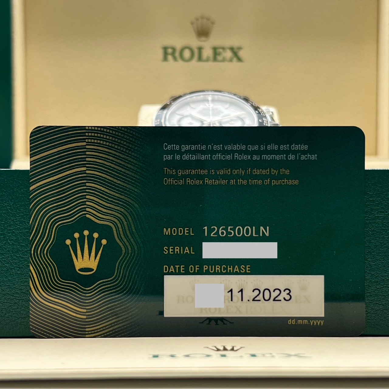 ��3���������ò�������å��� �ǥ��ȥ� 126500LN  �ۥ磻�� 40mm ���ƥ�쥹�������� �����������֥쥹