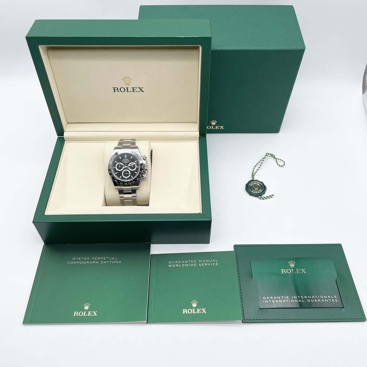 ��25ǯ10���顪 ���������ݸ�����դ����ۥ���å��� �ǥ��ȥ� 126500LN  �֥�å� ���ƥ�쥹�������� �����������֥쥹 40mm