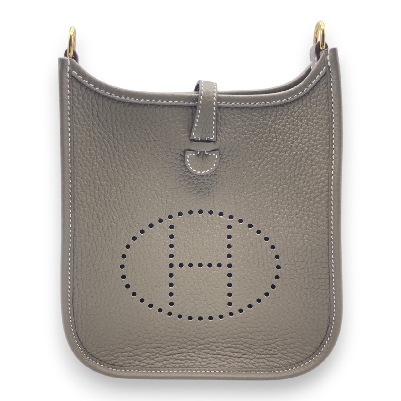 【taku】アマゾーヌ　ミニエブリン　エトゥープ　TPM 新品 エルメス ミニエヴリン アマゾーヌ TPM エトゥープ トリヨンクレマンス