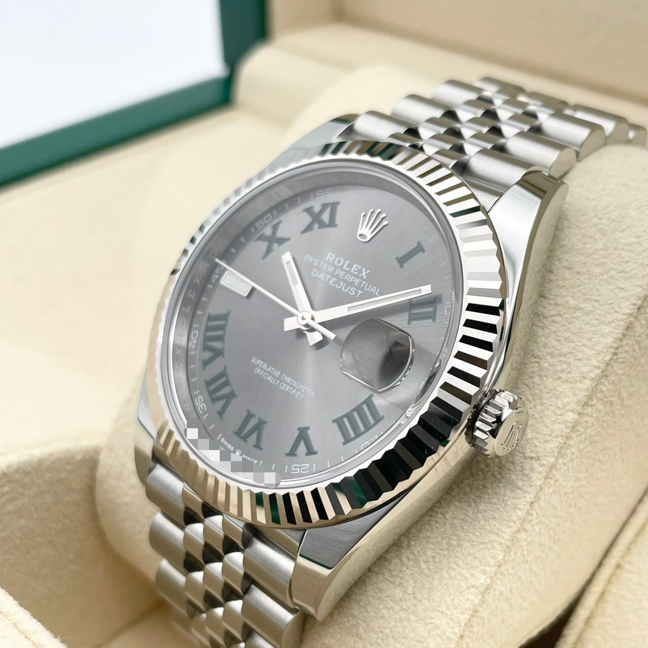 ����å��� �ǥ��ȥ��㥹�� 126334 ���졼�� ����ӥ꡼�֥쥹��å� 41mm