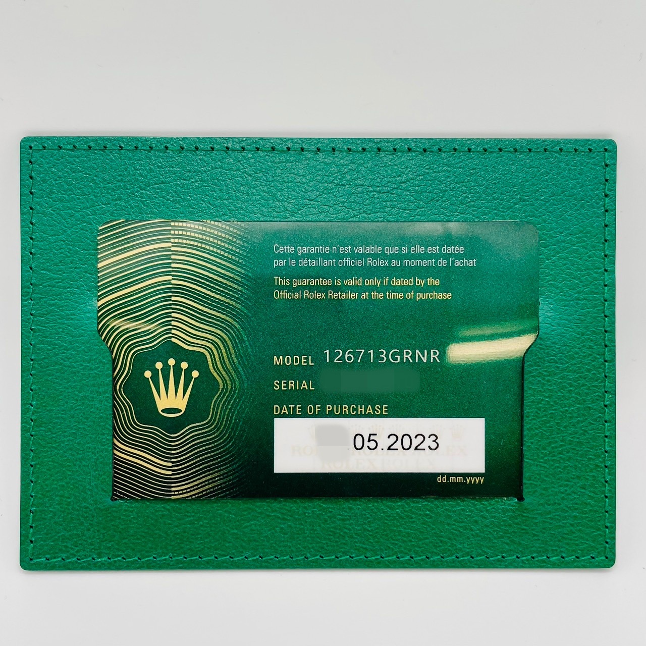 ����å��� GMT�ޥ�����II 126713GRNR 40mm