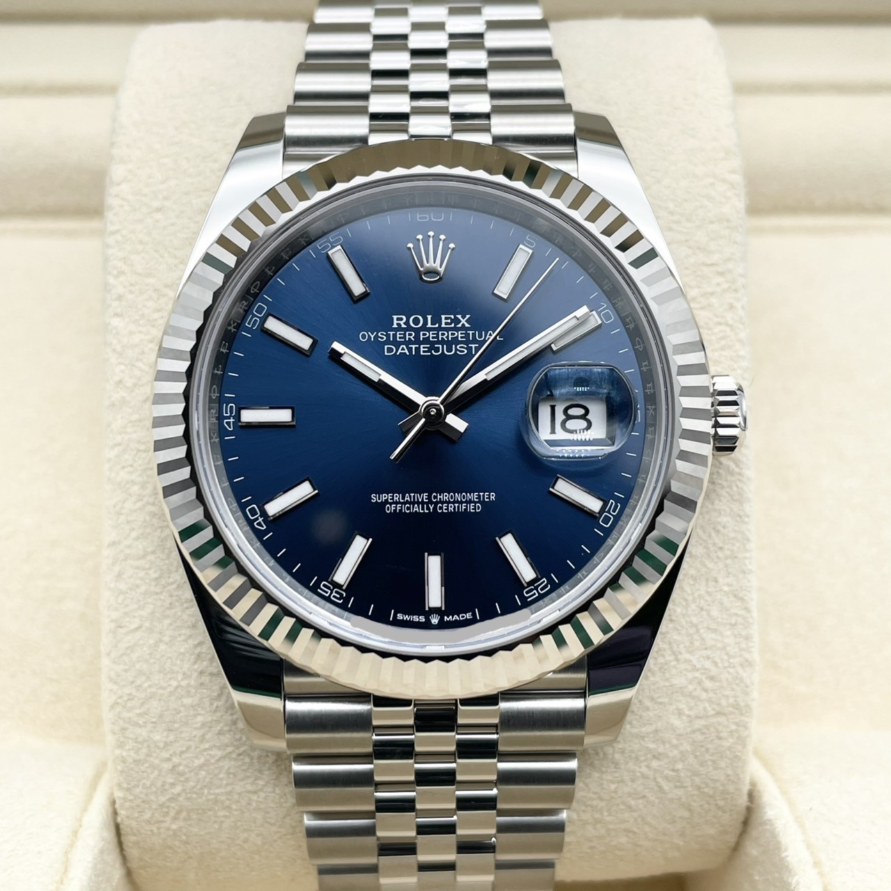 ��2������ڤ��ò����ۥ���å��� �ǥ��ȥ��㥹�� 126334 �֥饤�ȥ֥롼 ����ӥ꡼�֥쥹��å� 41mm