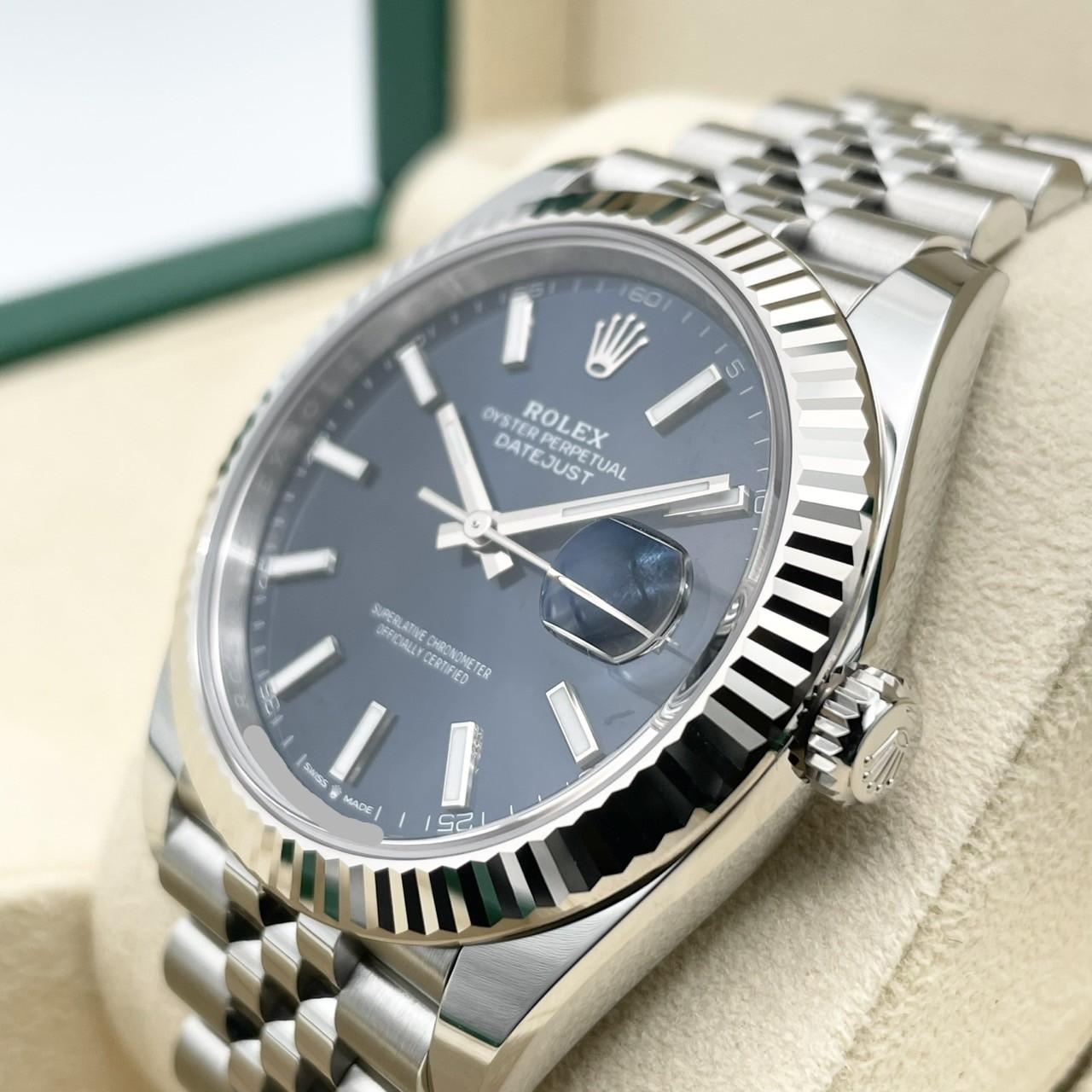 ��2������ڤ��ò����ۥ���å��� �ǥ��ȥ��㥹�� 126334 �֥饤�ȥ֥롼 ����ӥ꡼�֥쥹��å� 41mm