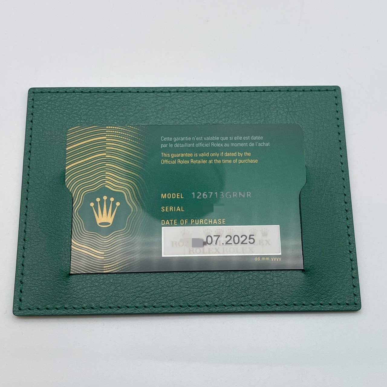 ��25ǯ7���顪�ۥ���å��� GMT�ޥ�����II 126713GRNR ����ӥ꡼�֥쥹 40mm