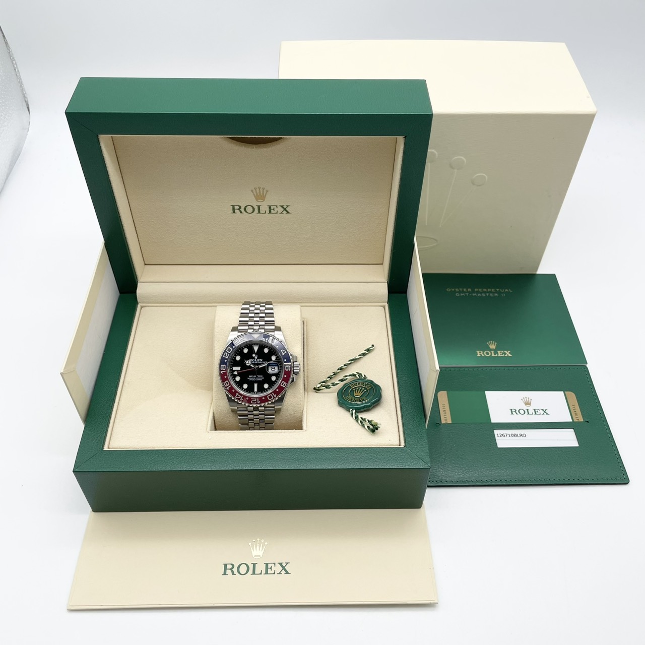 �����֥�ǥ�ۥ���å��� GMT�ޥ�����II 126710BLRO �ڥץ� ����ӥ꡼�֥쥹��å� �֥�å� 40mm