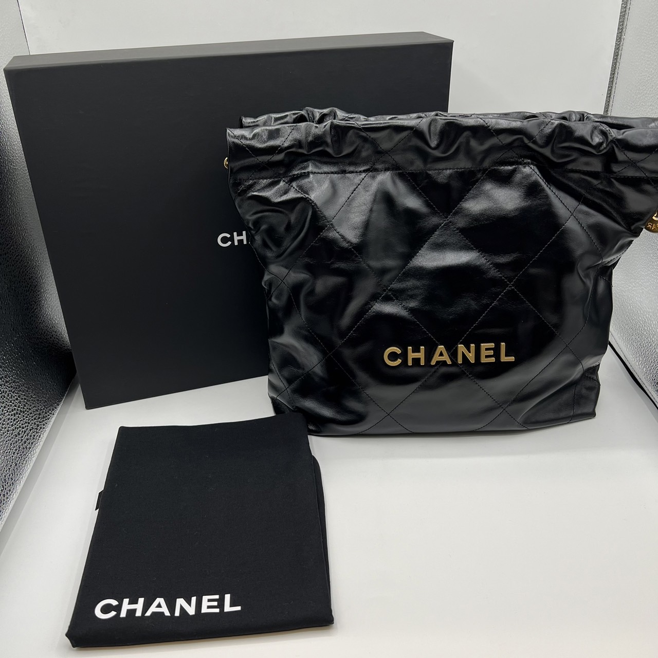 CHANEL ����ͥ�22 �������󥷥����� ���㥤�ˡ����ե����� AS3260