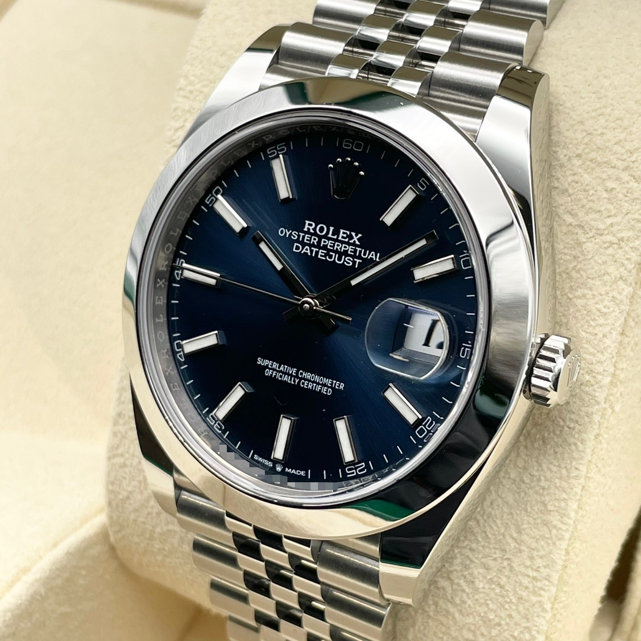 ����å��� �ǥ��ȥ��㥹�� 126300 �֥롼 ����ӥ꡼�֥쥹 41mm