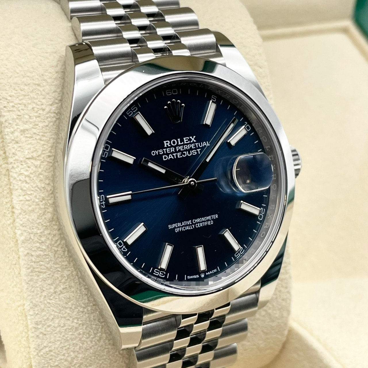 ����å��� �ǥ��ȥ��㥹�� 126300 �֥롼 ����ӥ꡼�֥쥹 41mm