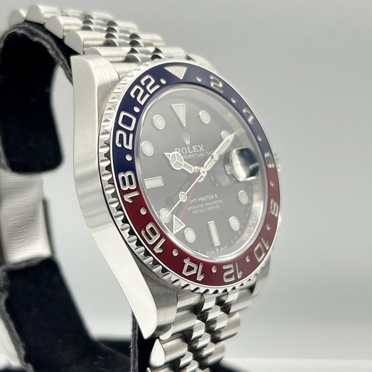 ����å��� GMT�ޥ�����II 126710BLRO ����ӥ꡼�֥쥹��å� �֥�å� �ڥץ� 40mm