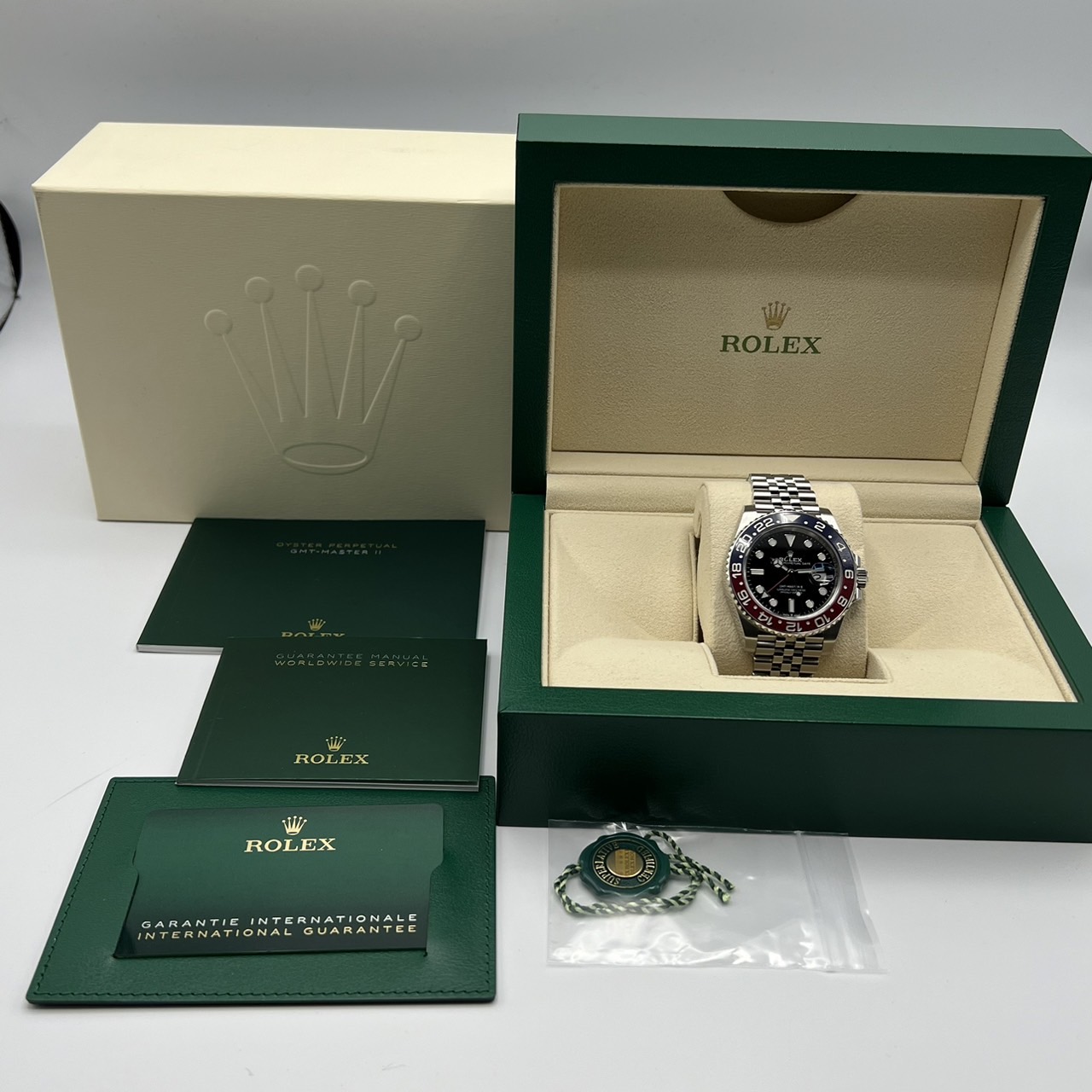 ����å��� GMT�ޥ�����II 126710BLRO ����ӥ꡼�֥쥹��å� �֥�å� �ڥץ� 40mm