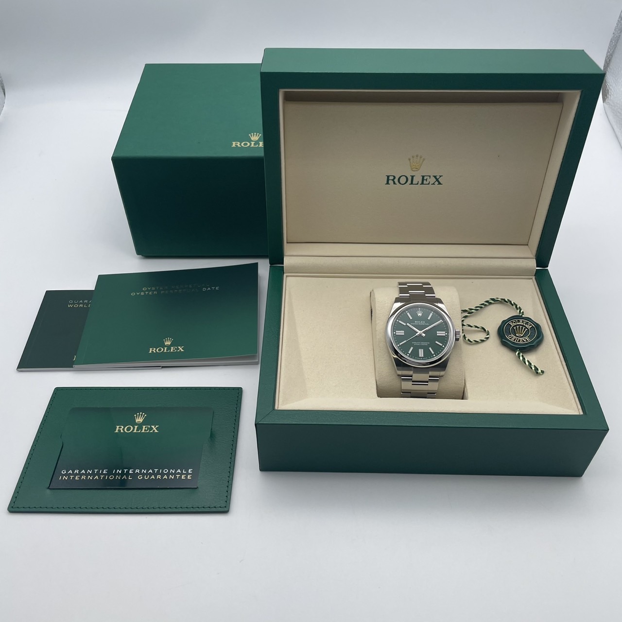 ROLEX OYSTER グリーンボックス 付属品あり ROLEX OYSTER グリーンボックス 付属品あり 1円スタート！ROLEX