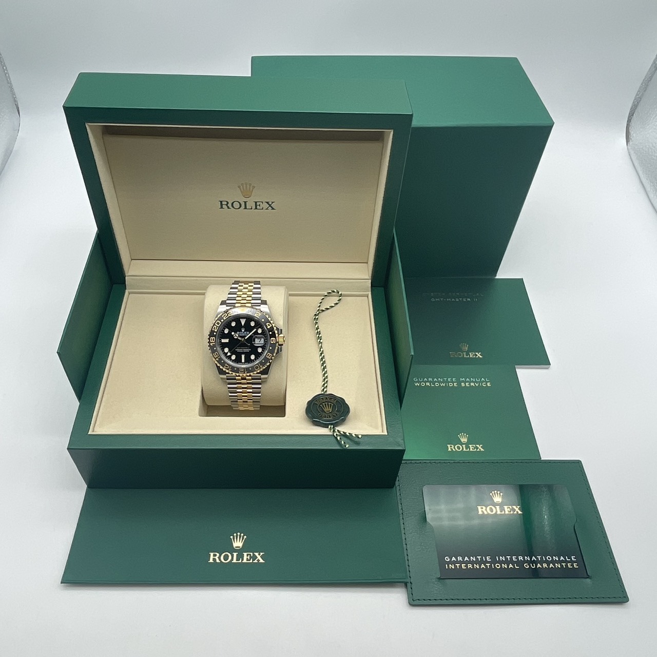 ���ݾڽ�����2026ǯ2��ۥ���å��� GMT�ޥ�����II 126713GRNR ����ӥ꡼�֥쥹 �֥�å� 40mm