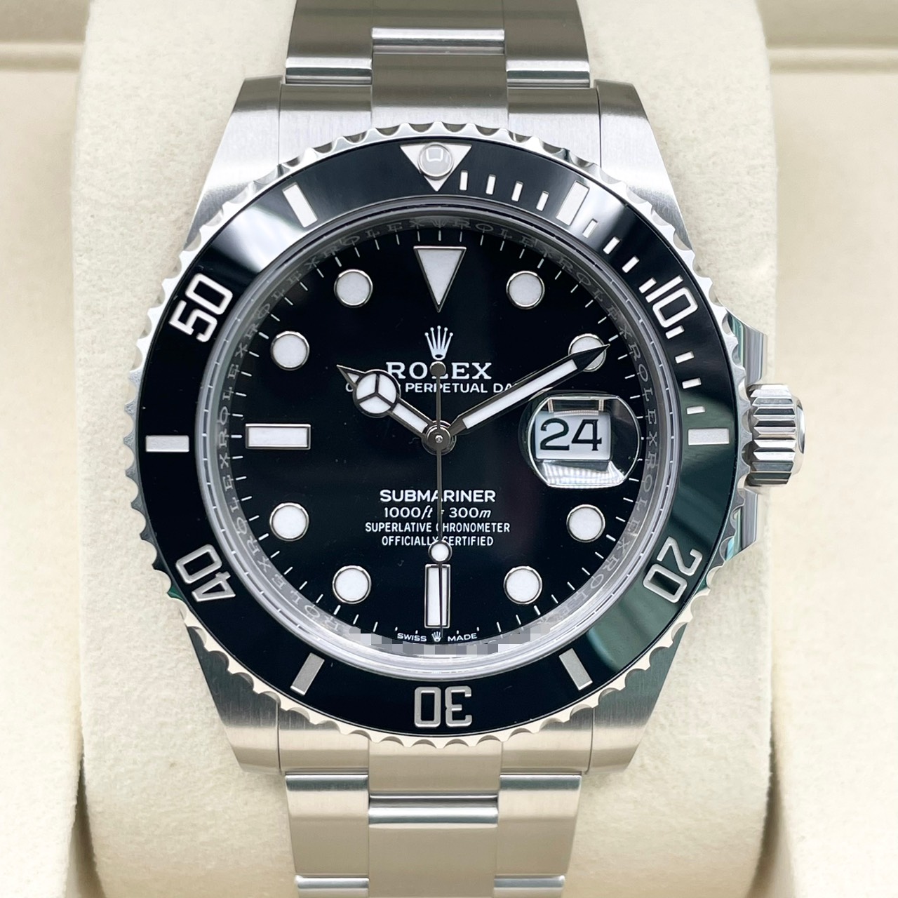 ���ݾڽ�����2026ǯ8��ۥ���å��� ���֥ޥ꡼�ʡ��ǥ��� 126610LN �֥�å� 41mm