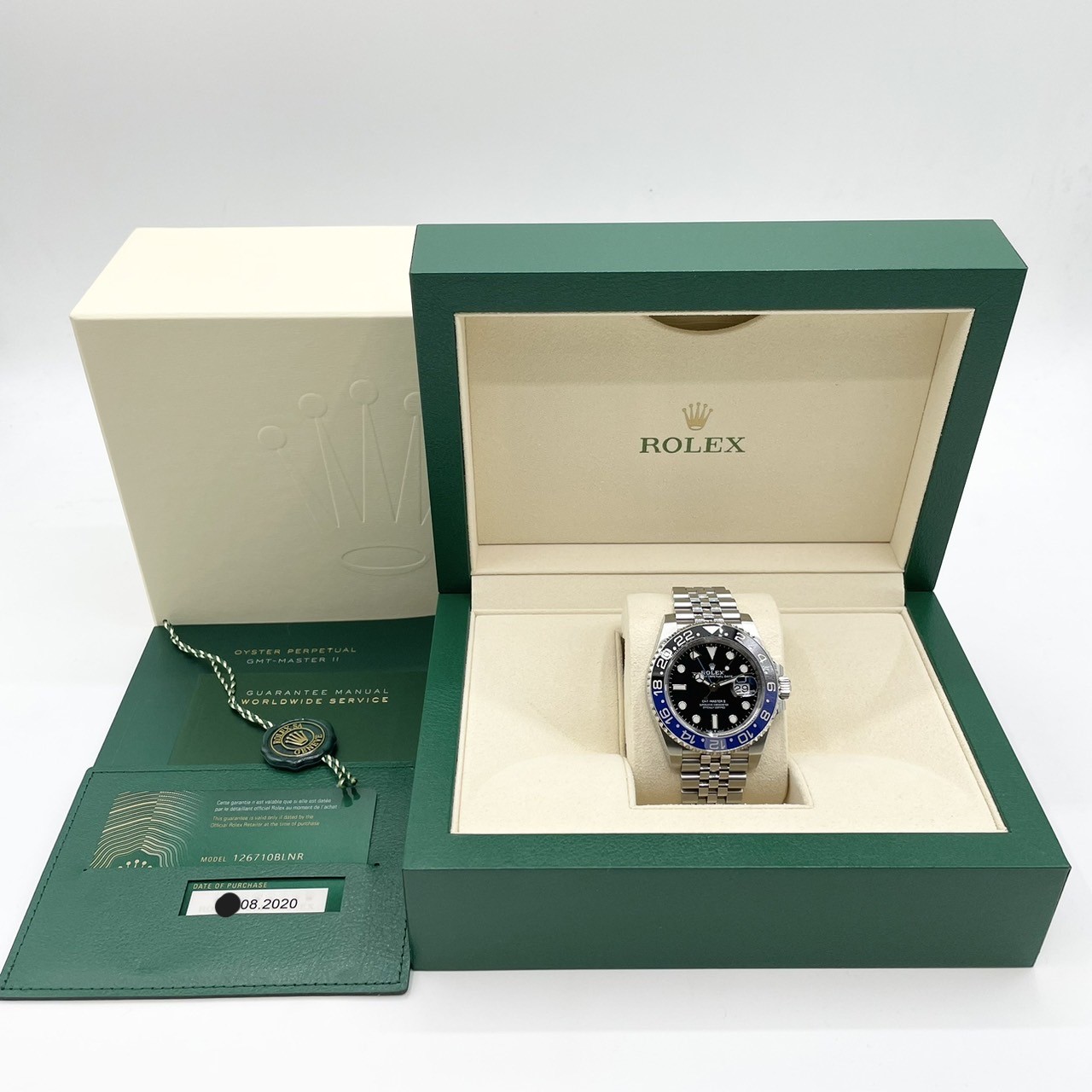 ��24���ָ�����ʡۥ���å��� GMT�ޥ�����II 126710BLNR �Хåȥޥ� 40mm ���ƥ�쥹�������� ����ӥ꡼�֥쥹��å�