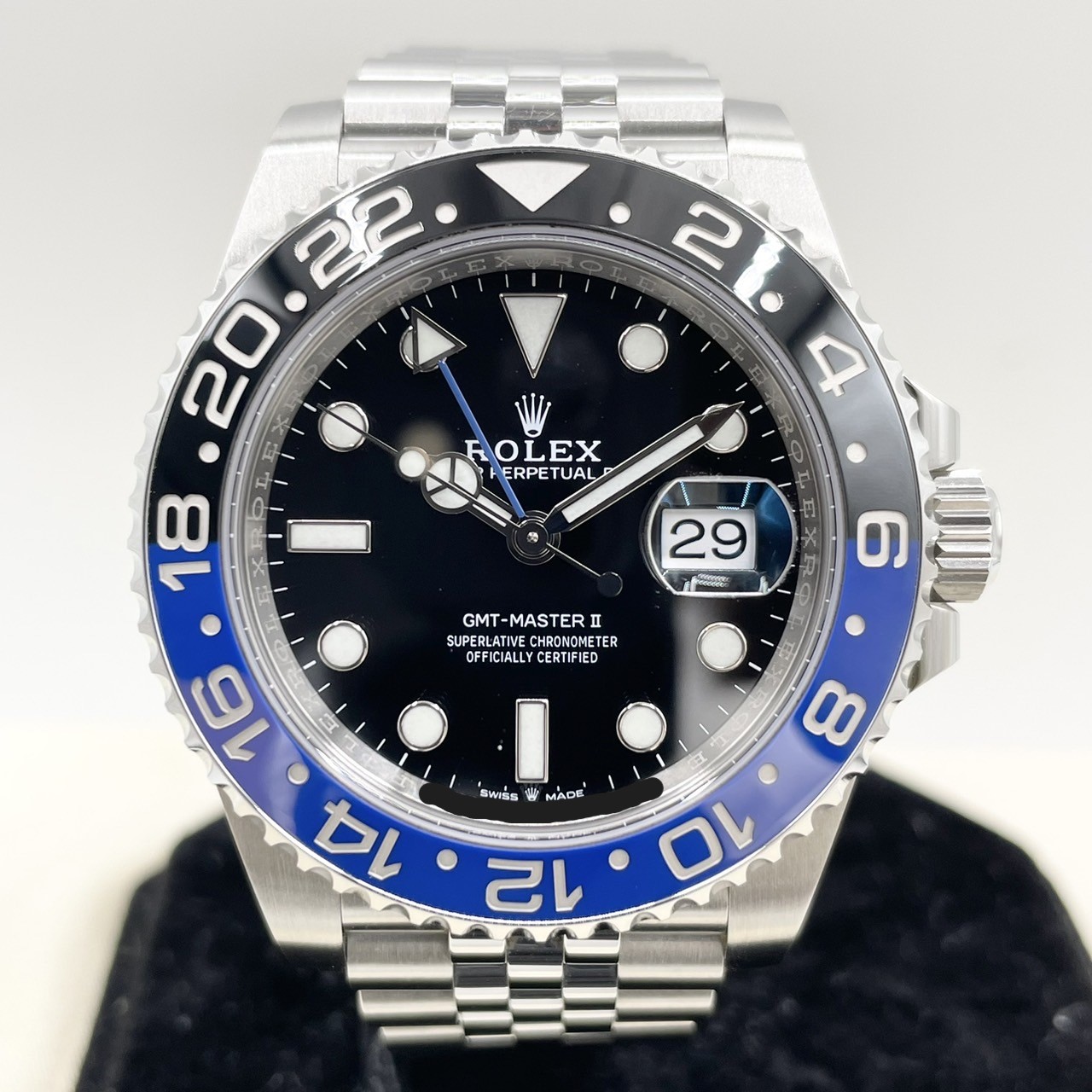 ��24���ָ�����ʡۥ���å��� GMT�ޥ�����II 126710BLNR �Хåȥޥ� 40mm ���ƥ�쥹�������� ����ӥ꡼�֥쥹��å�