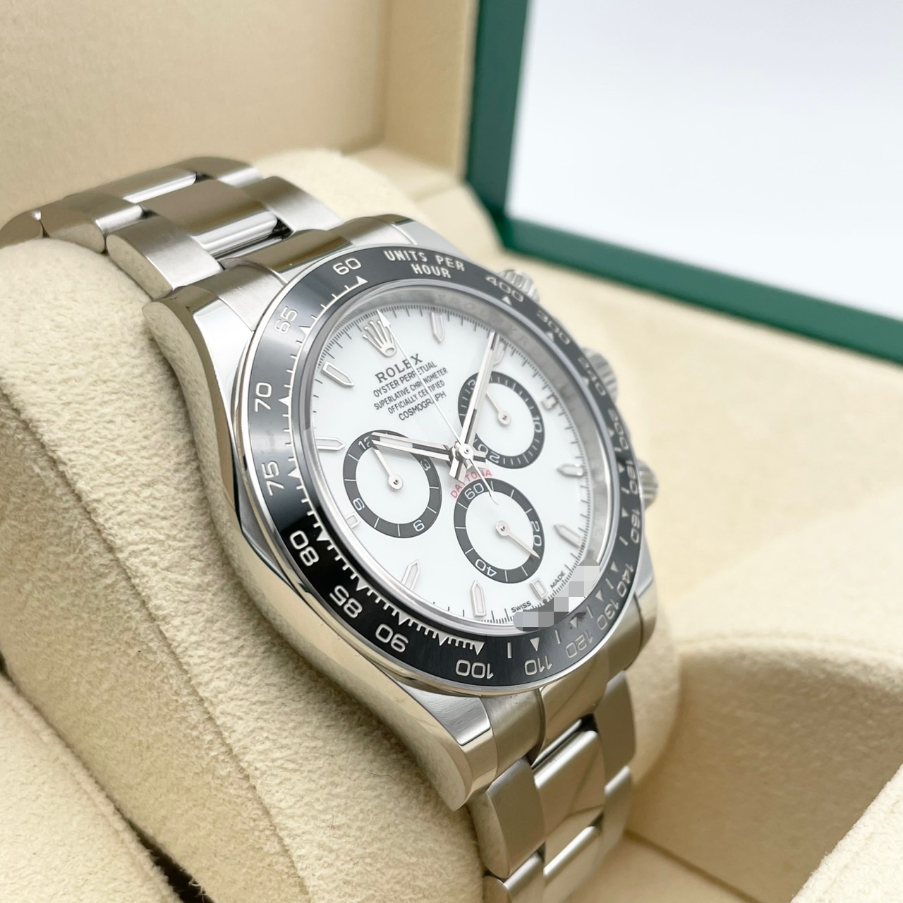 ����å��� �ǥ��ȥ� 126500LN �ۥ磻�� ���ƥ�쥹�������� �����������֥쥹 40mm