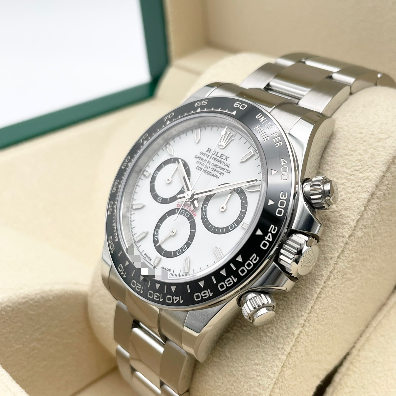 ����å��� �ǥ��ȥ� 126500LN �ۥ磻�� ���ƥ�쥹�������� �����������֥쥹 40mm