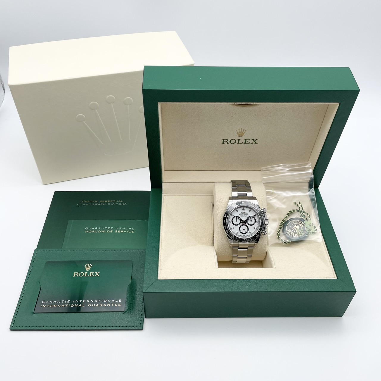 ����å��� �ǥ��ȥ� 126500LN �ۥ磻�� ���ƥ�쥹�������� �����������֥쥹 40mm