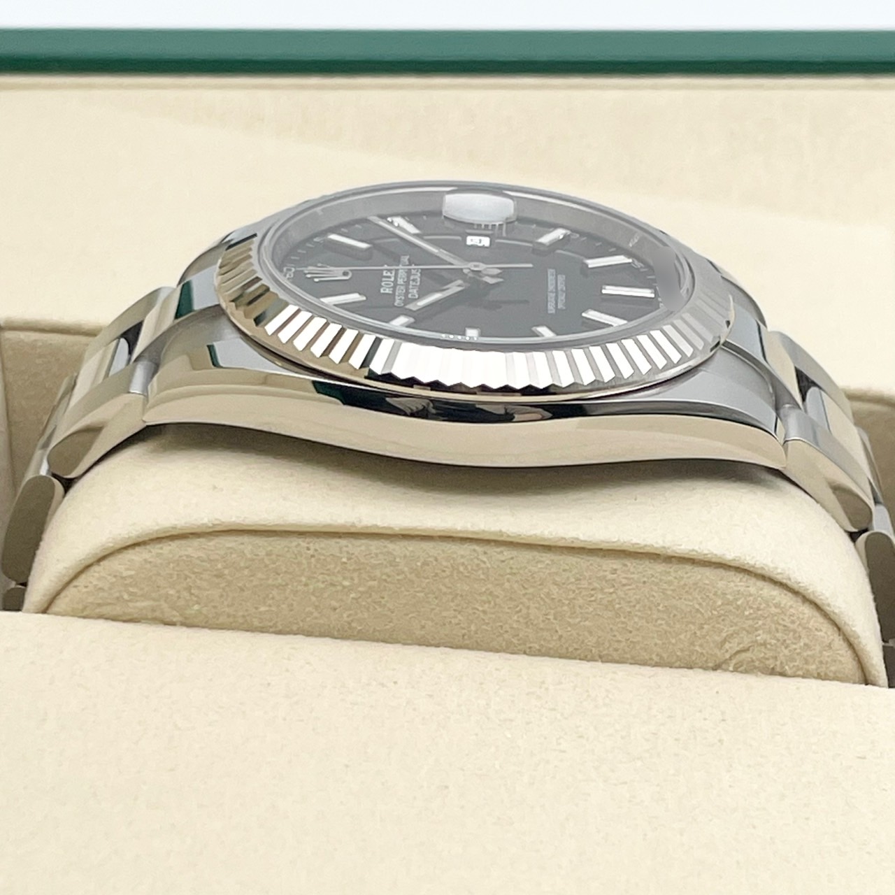 �ڸ����ò��ۥ���å��� �ǥ��ȥ��㥹�� 126334 �֥�å� �����������֥쥹��å� 41mm