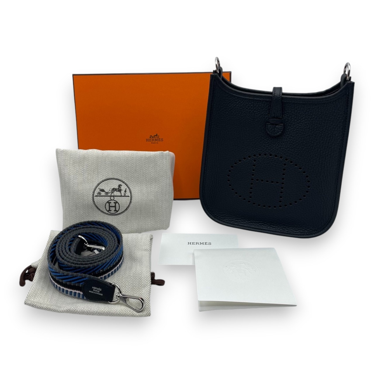 【新品未使用】【最新K刻印】HERMES ミニエヴリン アマゾーヌ TPM 16 エルメス ミニエヴリン アマゾーヌ TPM ノワール トリヨンクレマンス