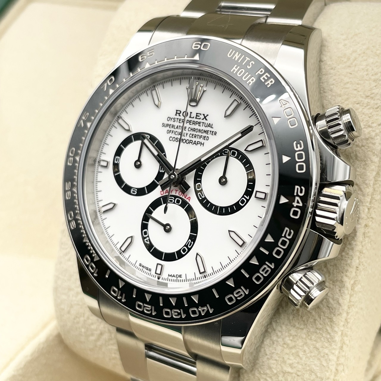 ��2025ǯ�����ʡۥ���å��� �ǥ��ȥ� 126500LN �ۥ磻�� ���ƥ�쥹�������� 40mm