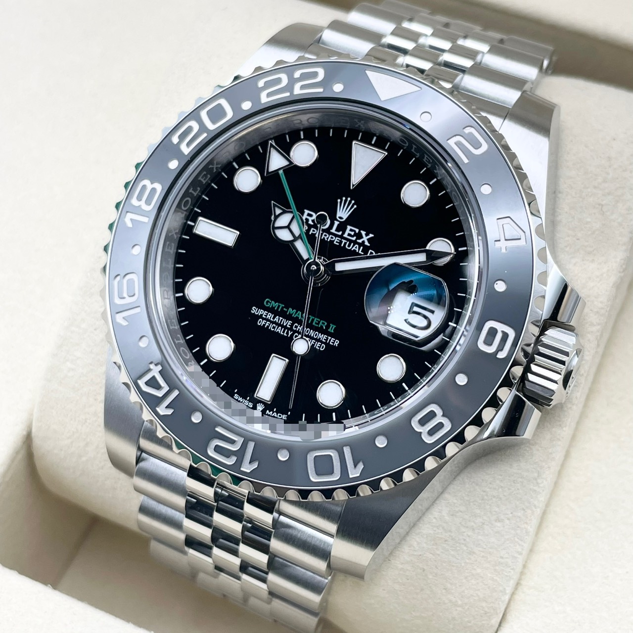 �ڸ����ò��ۡ��ݾڽ�����2025ǯ11��ۥ���å��� GMT�ޥ�����II 126710GRNR �֥�å� ����ӥ꡼�֥쥹��å� 40mm