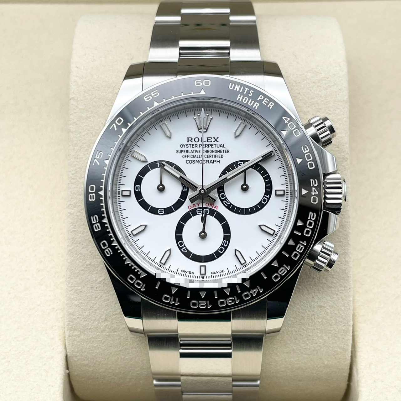 ���ݾڽ�����2026ǯ2��ۥ���å��� �ǥ��ȥ� 126500LN �ۥ磻�� ���ƥ�쥹�������� 40mm