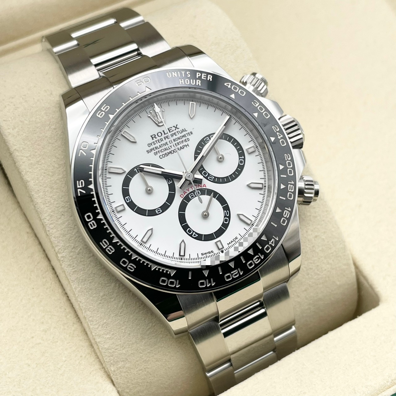 ���ݾڽ�����2026ǯ2��ۥ���å��� �ǥ��ȥ� 126500LN �ۥ磻�� ���ƥ�쥹�������� 40mm