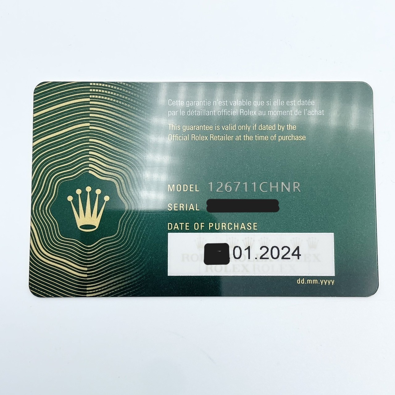 ����å��� GMT�ޥ�����II 126711CHNR �֥�å� 40mm