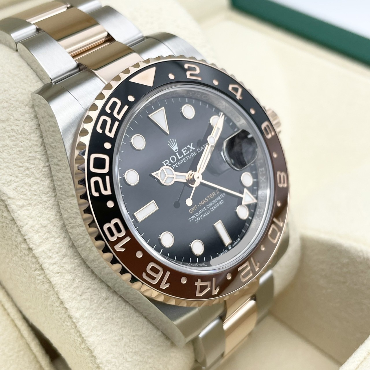 ����å��� GMT�ޥ�����II 126711CHNR �֥�å� 40mm