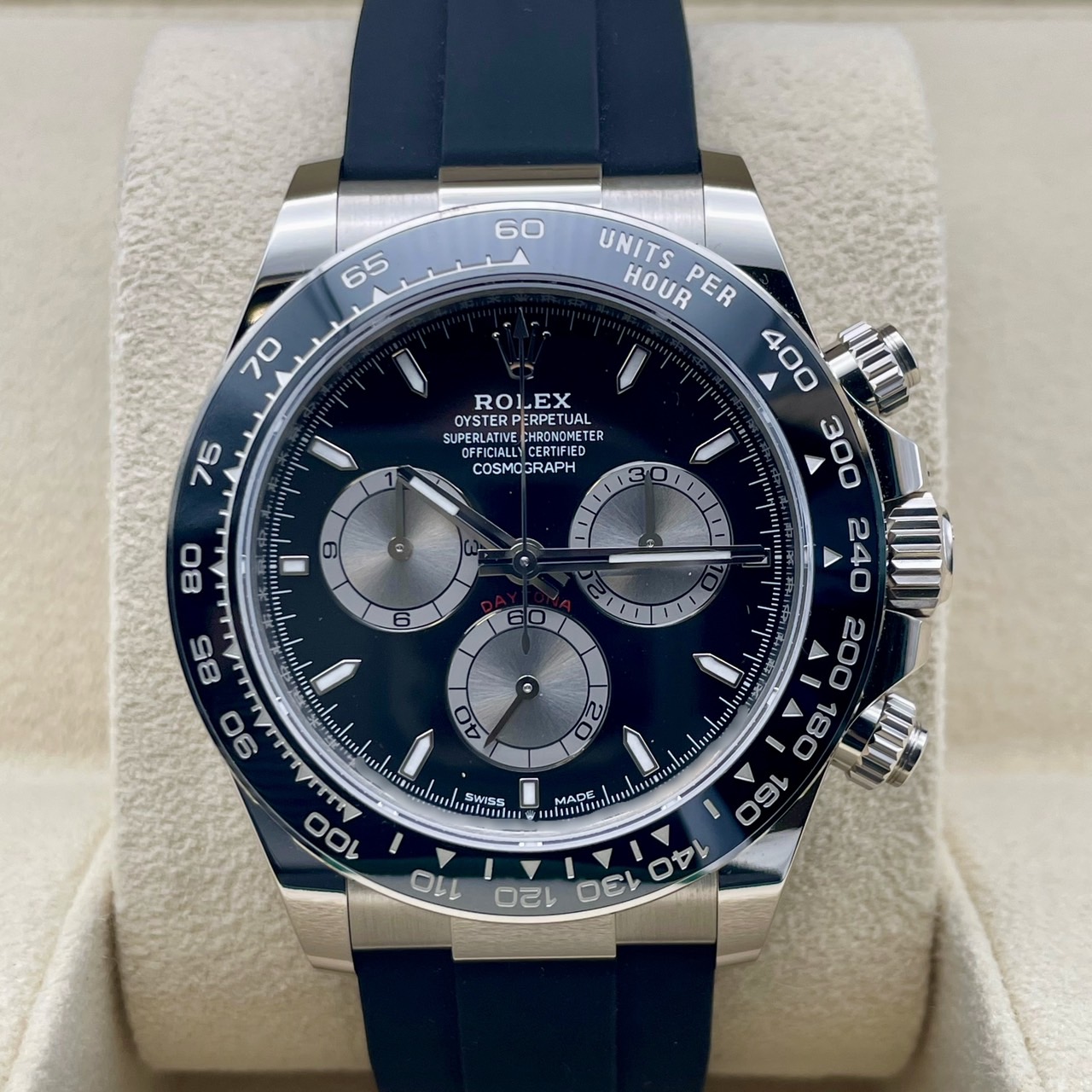 ����å��� �ǥ��ȥ� 126519LN �֥饤�ȥ֥�å����������� �ۥ磻�ȥ������ 40mm