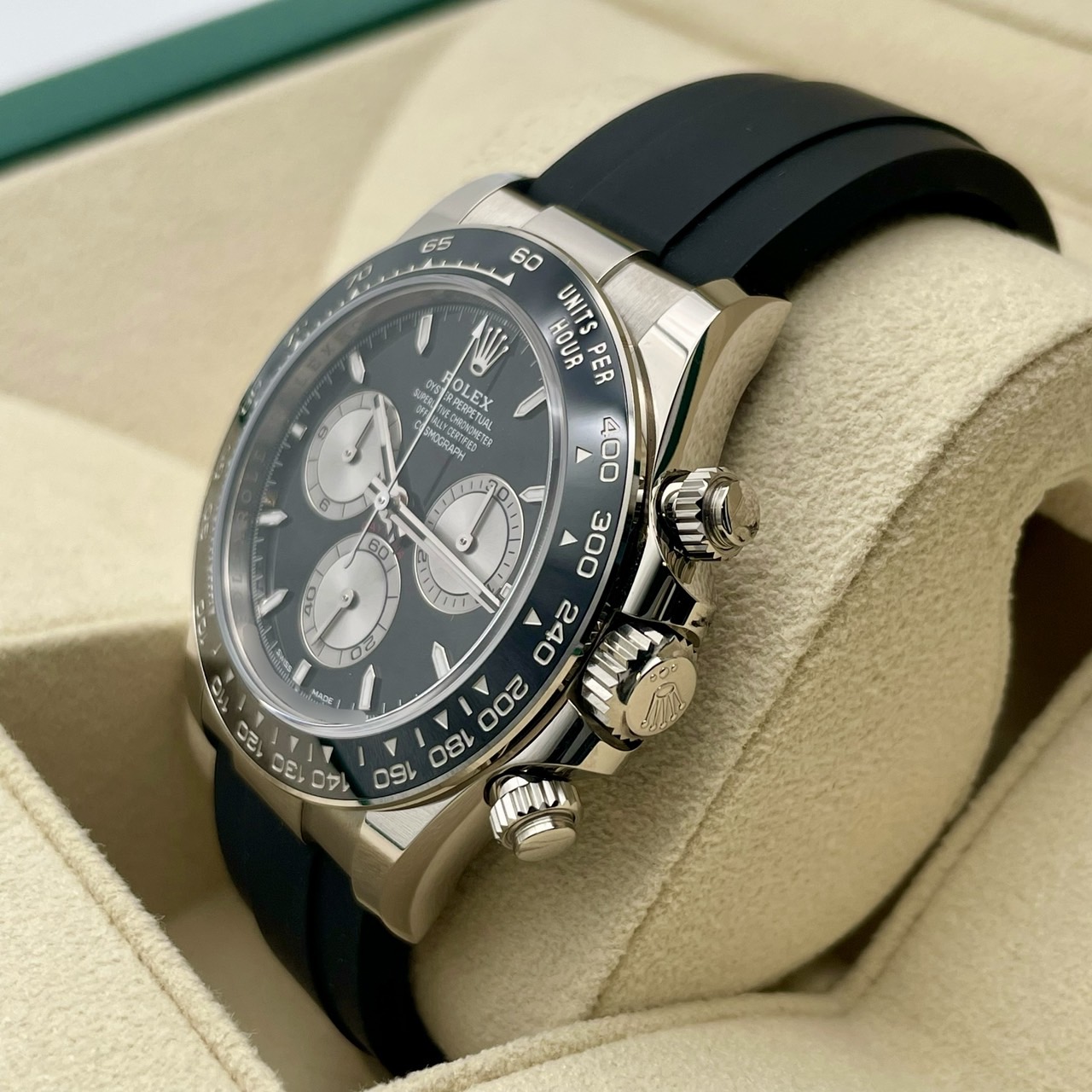 ����å��� �ǥ��ȥ� 126519LN �֥饤�ȥ֥�å����������� �ۥ磻�ȥ������ 40mm