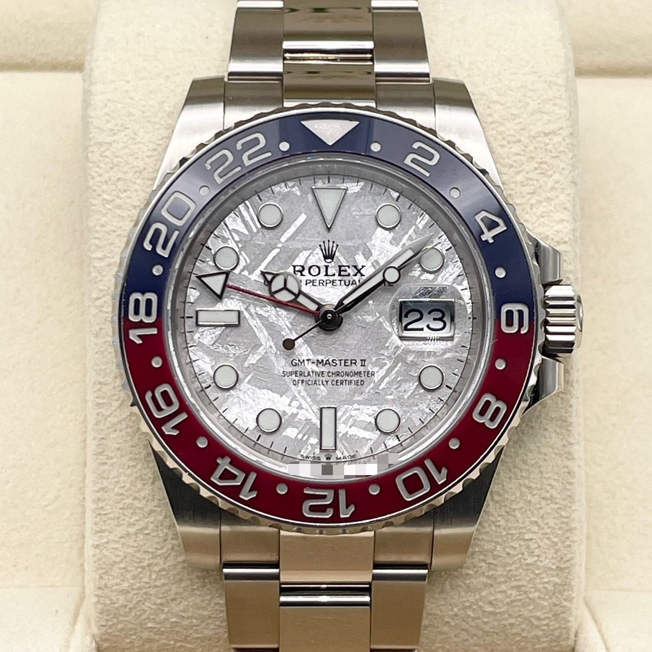 新品未使用 ROLEX GMTマスターII　オイスターブレスレット 未使用)ROLEX ロレックス GMTマスター II 126710GRNR オイスター