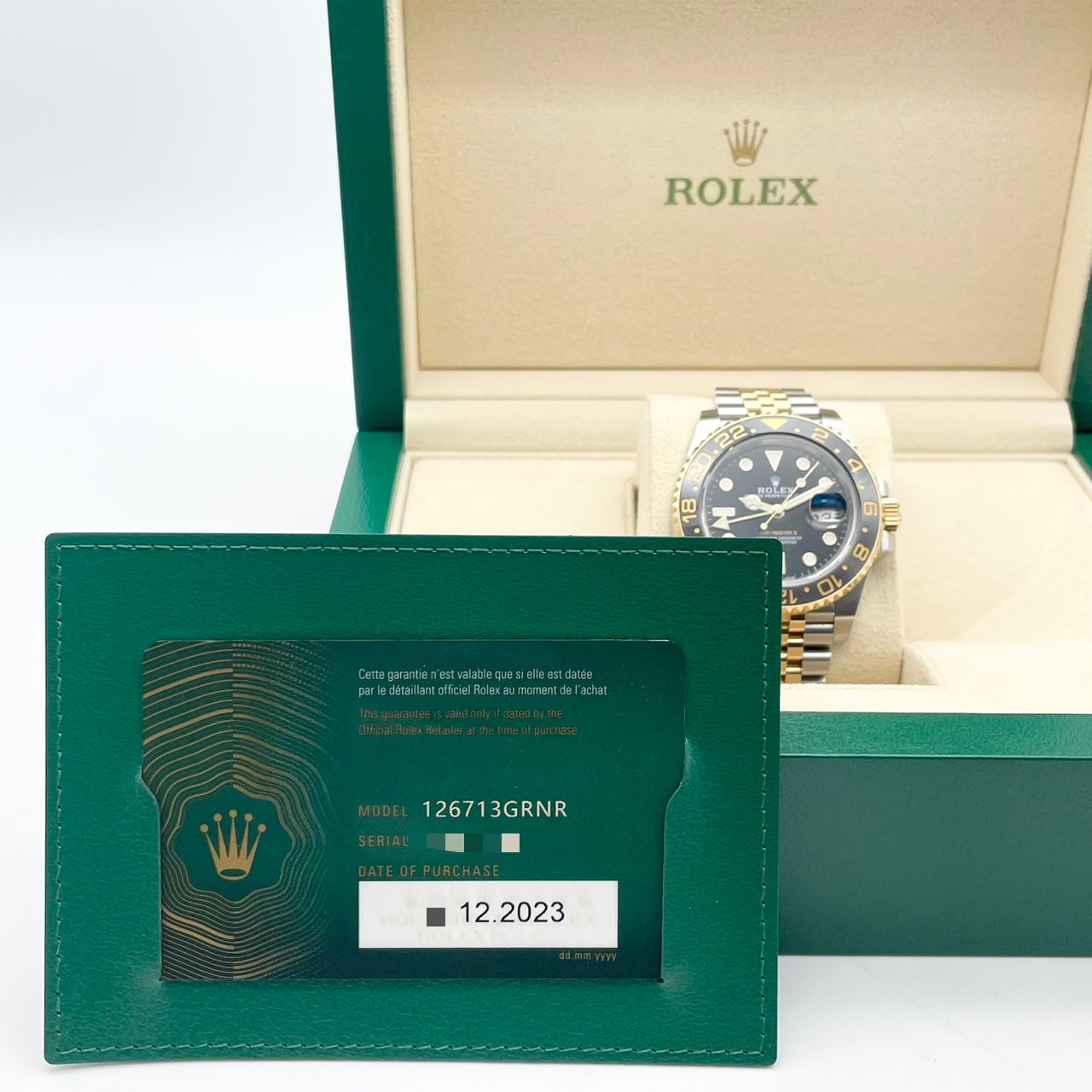 ����å��� GMT�ޥ�����II 126713GRNR ����ӥ꡼�֥쥹 40mm