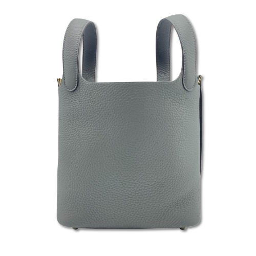 限定値下げ【最新K刻印★新品】エルメス ピコタンロック MM ノワール　ゴールド エルメス ピコタンロック MM ノワール トゴ シルバー金具 W刻印