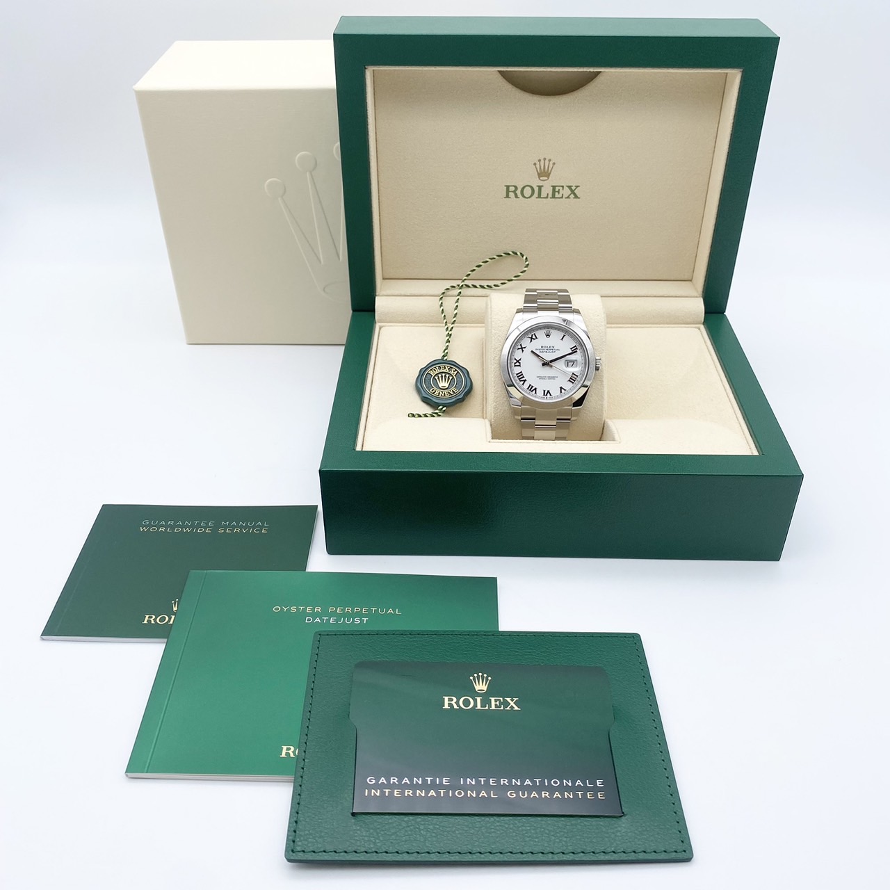 �ھ׷�ץ饤���ۥ���å��� �ǥ��ȥ��㥹�� 126300 �ۥ磻�ȥ����ޥ� �����������֥쥹��41mm