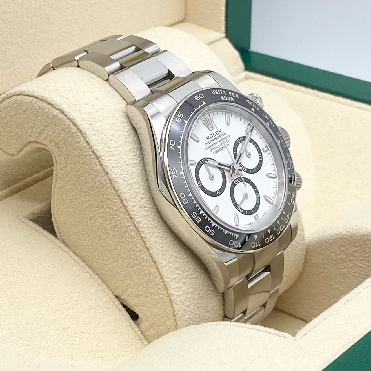 ����å��� �ǥ��ȥ� 126500LN  �ۥ磻�� 40mm ���ƥ�쥹�������� �����������֥쥹