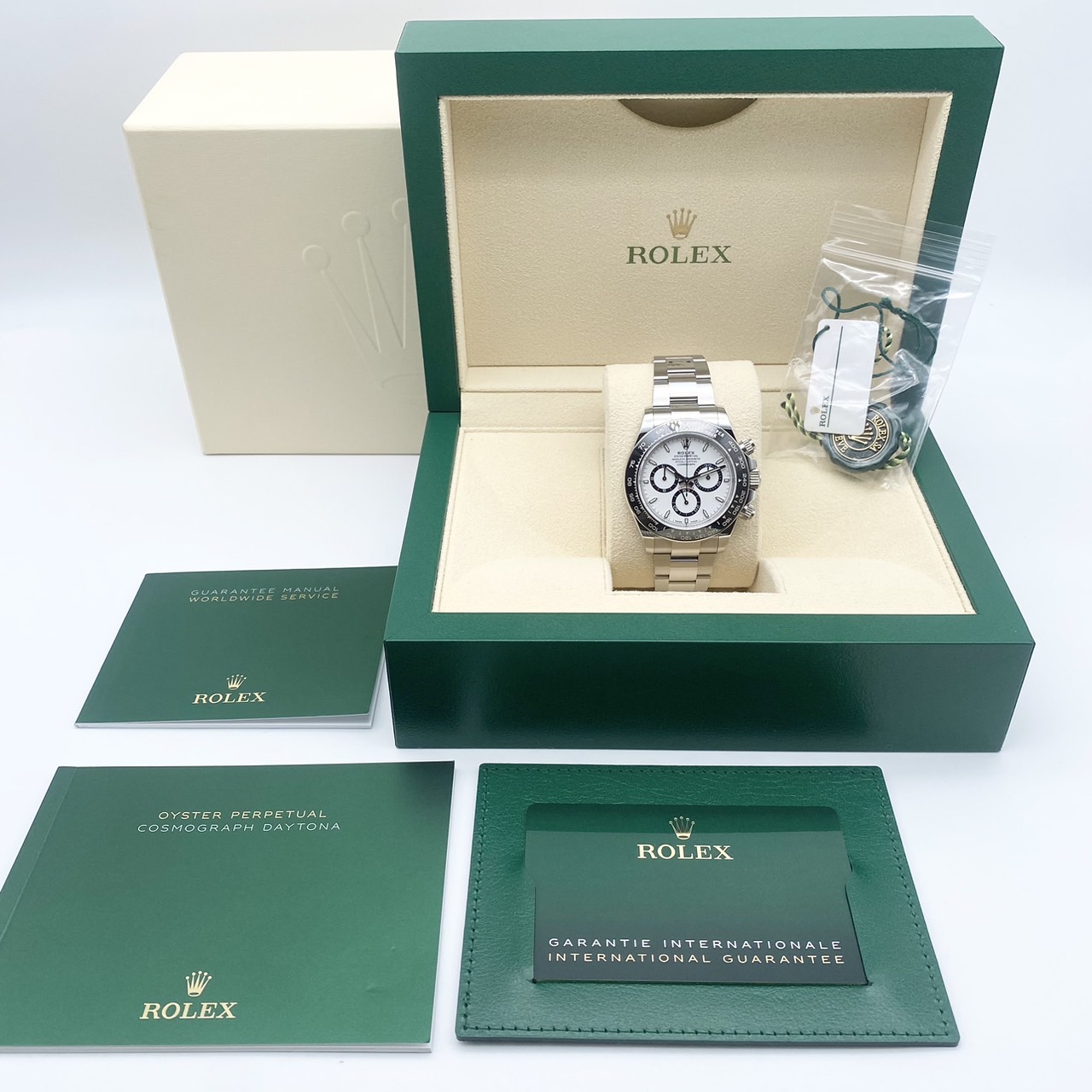 ����å��� �ǥ��ȥ� 126500LN  �ۥ磻�� 40mm ���ƥ�쥹�������� �����������֥쥹