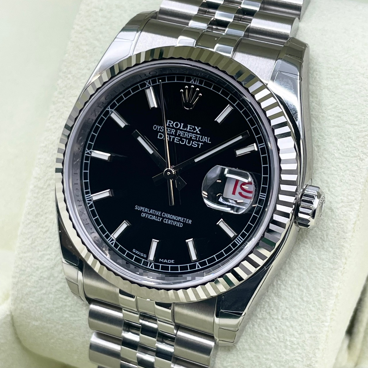 ��M�֡���°�ʴ��ʡۥ���å��� �ǥ��ȥ��㥹�� 116234 �֥�å� ����ӥ꡼�֥쥹 36mm