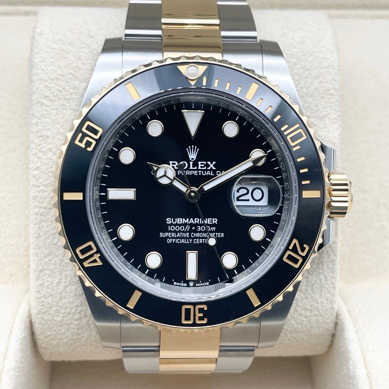 ������ڤ��ò��ۥ���å��� ���֥ޥ꡼�ʡ��ǥ��� 126613LN �֥�å� 41mm