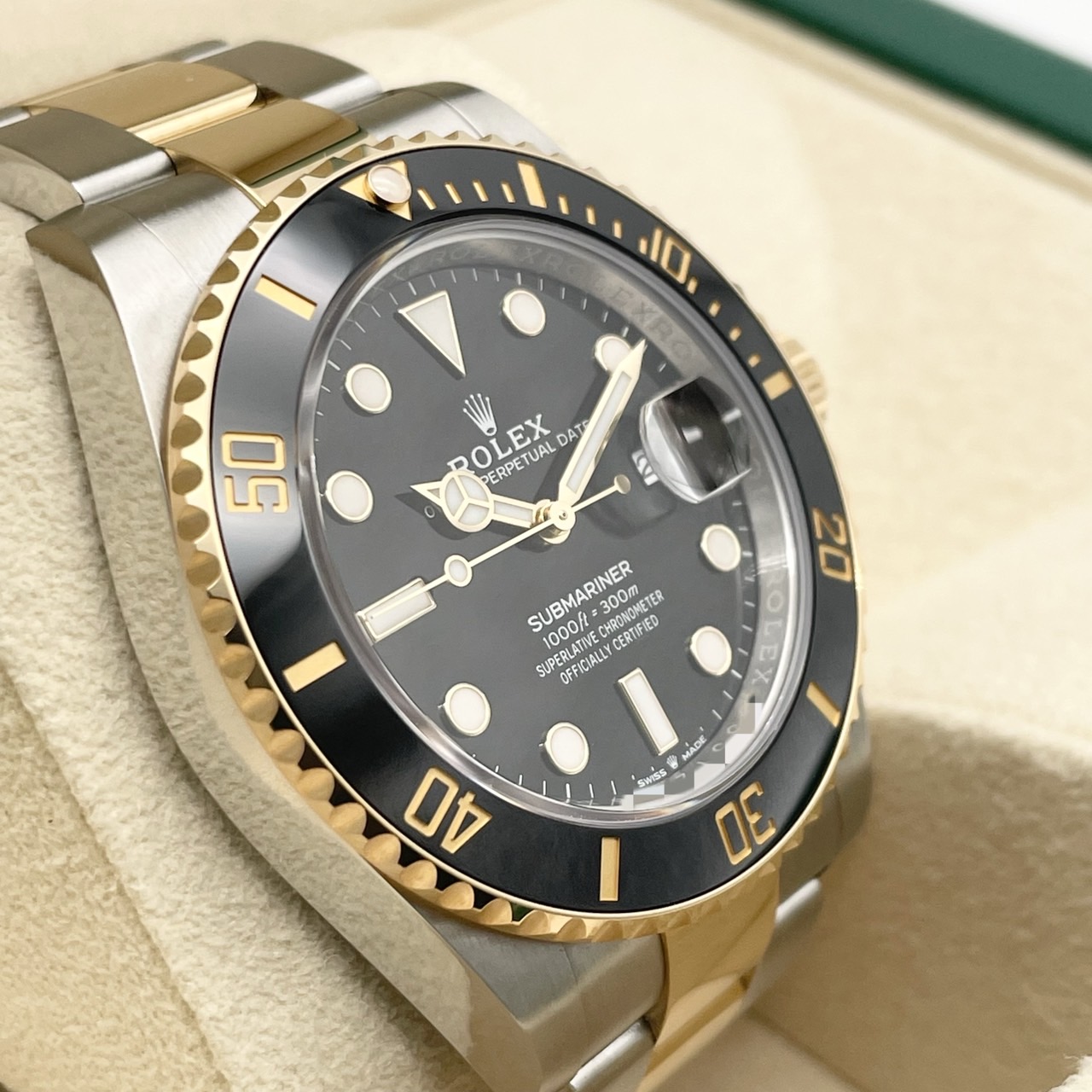 ������ڤ��ò��ۥ���å��� ���֥ޥ꡼�ʡ��ǥ��� 126613LN �֥�å� 41mm