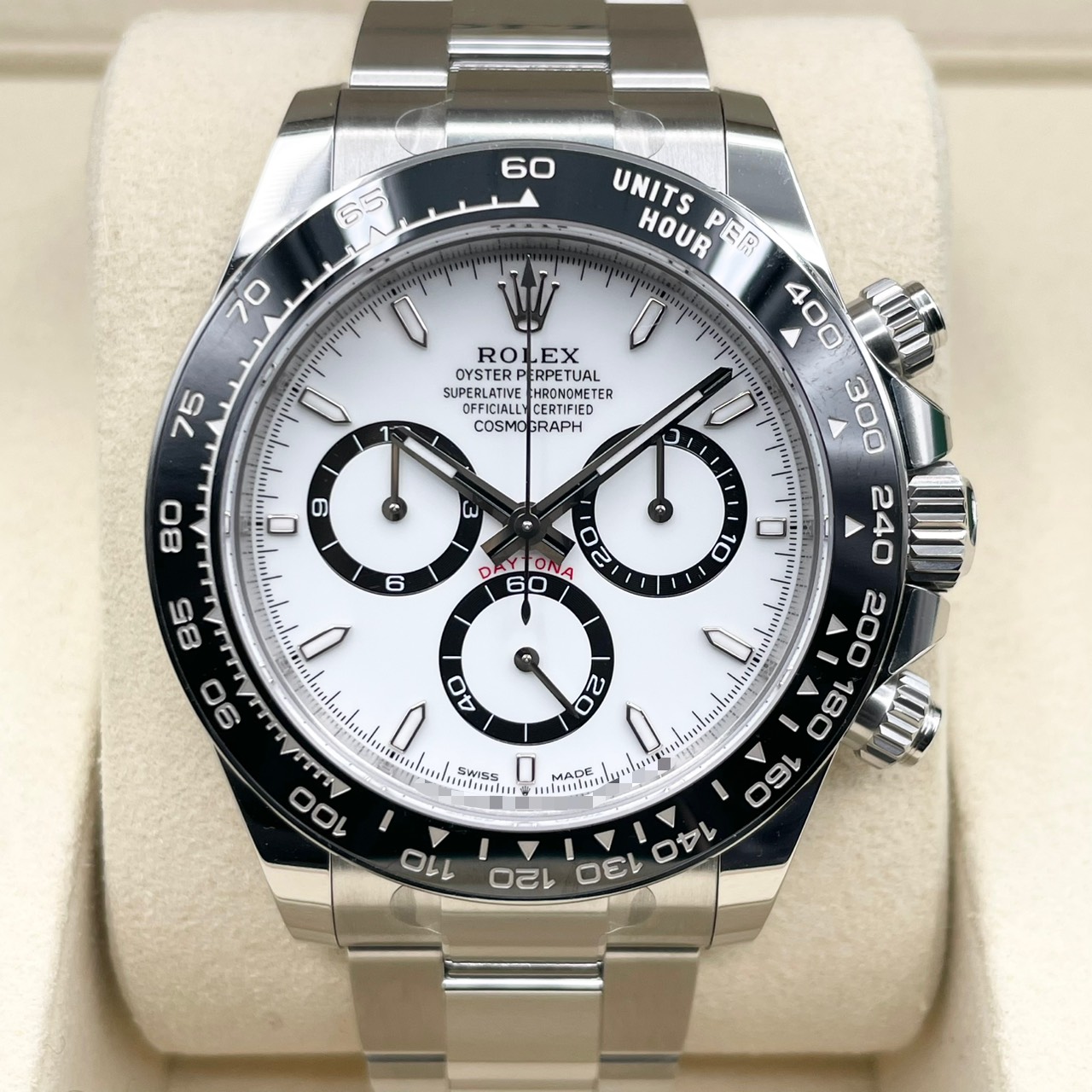 ���ݾڽ�����2026ǯ7��ۥ���å��� �ǥ��ȥ� 126500LN �ۥ磻�� 40mm