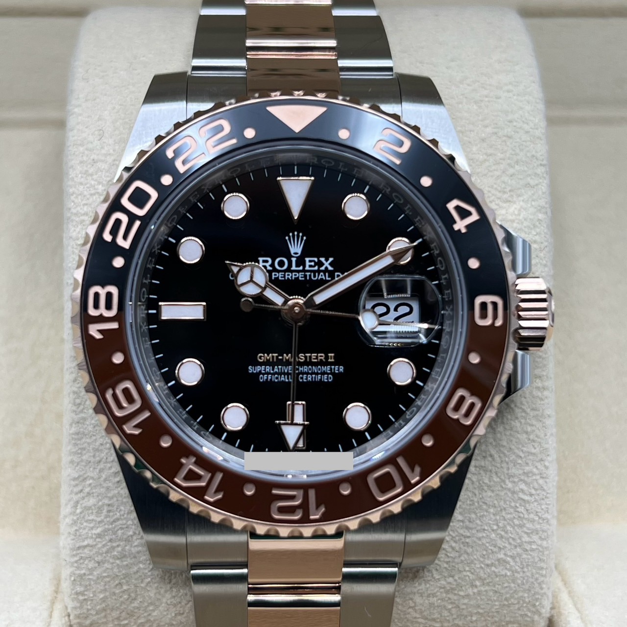 ����å��� GMT�ޥ�����II 126711CHNR �֥�å� 40mm