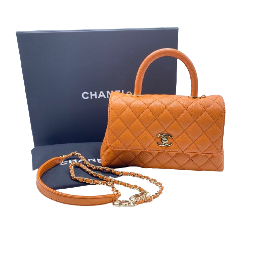 ⭐CHANEL⭐　ココマーク　トートバッグ　キャビアスキン　大容量　オレンジ 楽天市場】CHANEL シャネル ロゴ トートバッグ ショルダーバッグ